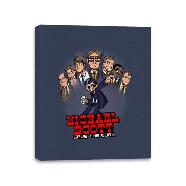 M Scott Saves The Work - Canvas Wraps For Discount - Image 2