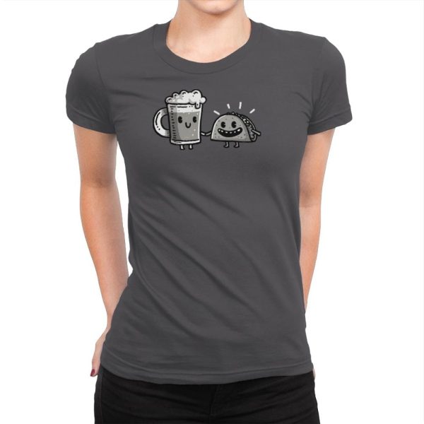 Cerveza y Taco Classic - Womens Premium Online now - Image 2