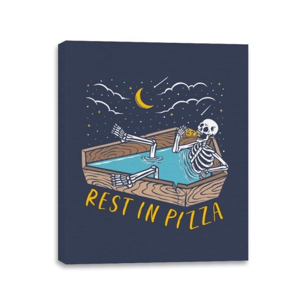 Rest In Pizza - Canvas Wraps Discount - Image 2