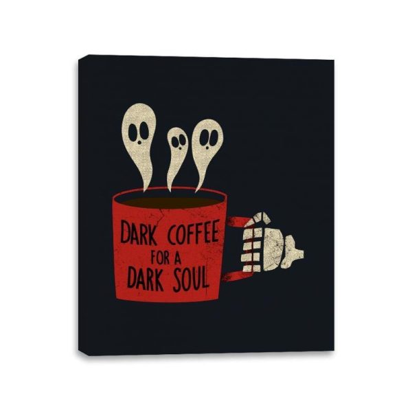 Dark Coffee for a Dark Soul - Canvas Wraps Online Hot Sale - Image 2