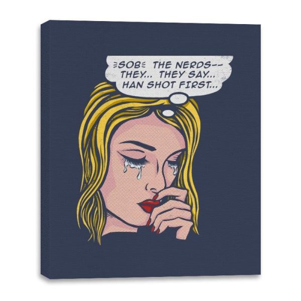 They Say He Shot First - Canvas Wraps For Discount - Image 3