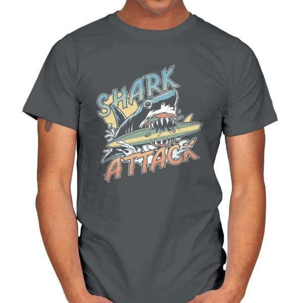 Great White Shark Attack - Mens Discount - Image 3