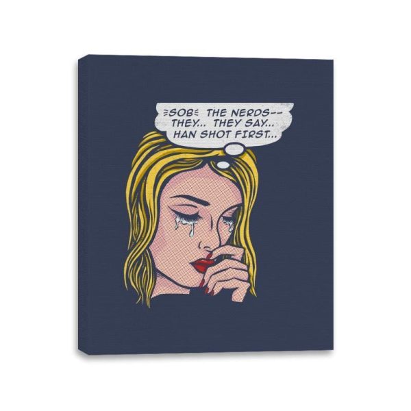 They Say He Shot First - Canvas Wraps For Discount - Image 2