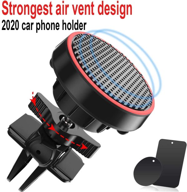5 Star Magnetic Universal Car Phone Mount Holder for Air Vent, 360° Rotate Via Amazon Supply