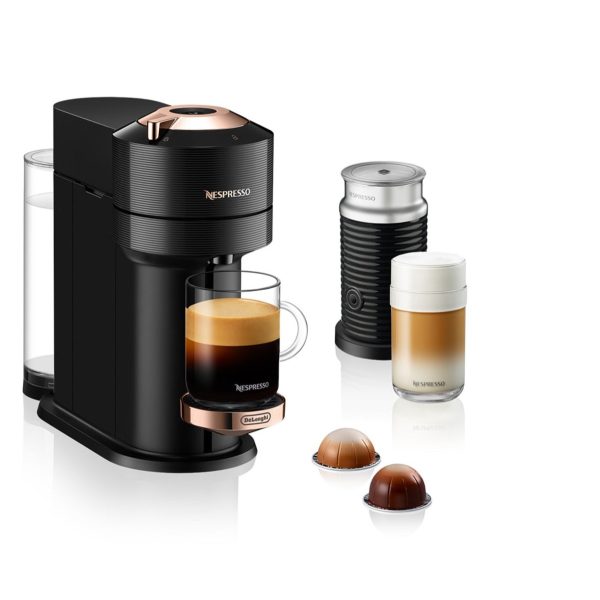 Vertuo Next Premium Coffee and Espresso Maker by DeLonghi, with Aeroccino Milk Frother Via Macy s Supply