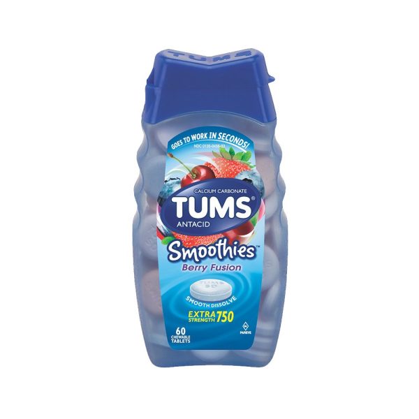 TUMS Chewable Tablets for Heartburn Relief, 60 Tablets Via Amazon Fashion