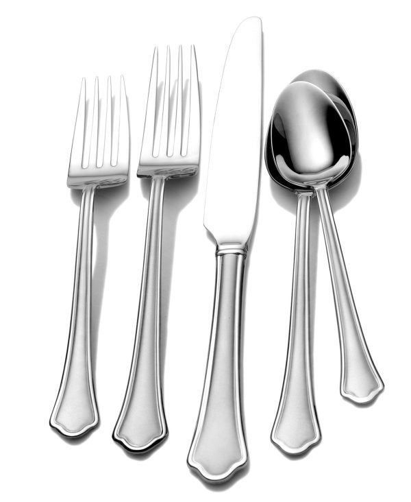 Stainless Steel 51-Pc. Capri Frost Finish, Service for 8 + More Styles Via Macys For Cheap
